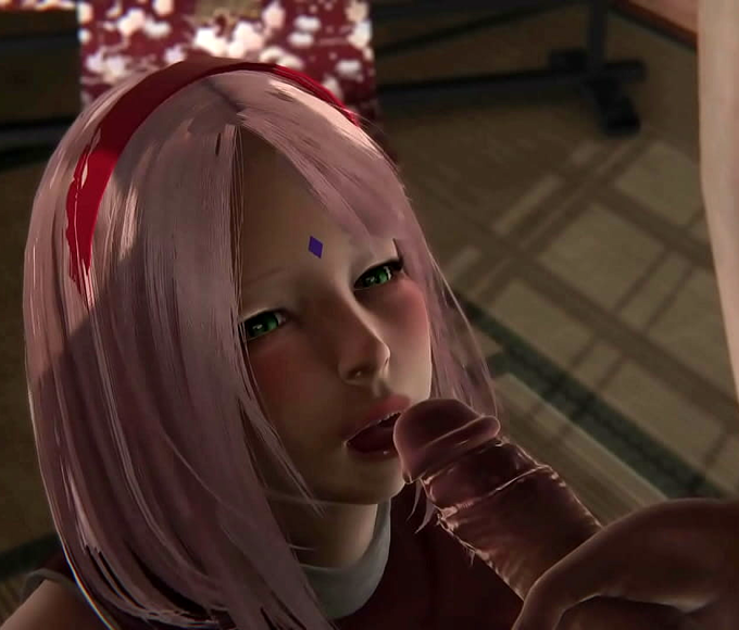 Luscious Sakura in a 3D Hentai Fantasy - Naruto Fans' Dream come True