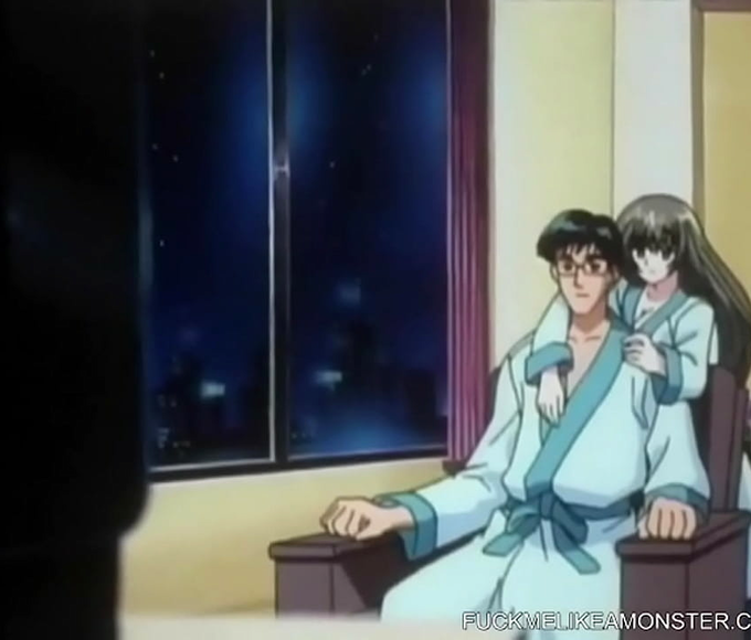 Japanese Anime BDSM Teen Rides Cock in Naughty Film