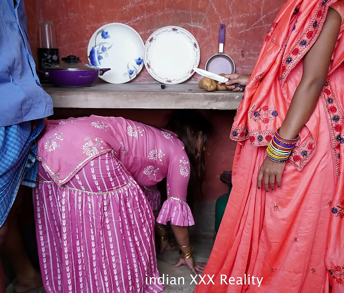 Watch as a Luscious Indian Step-Mom Seduces Her Stepson in the Kitchen! Exclusive JAV Clip in Hindi!