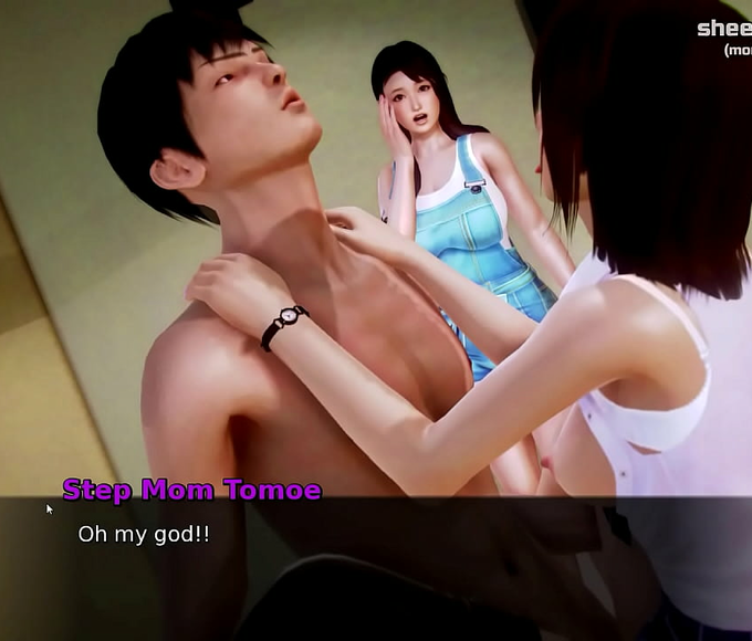 JAV Porn ~ Luscious Stepmom Caught in the Act with Step Son and Step Sister!