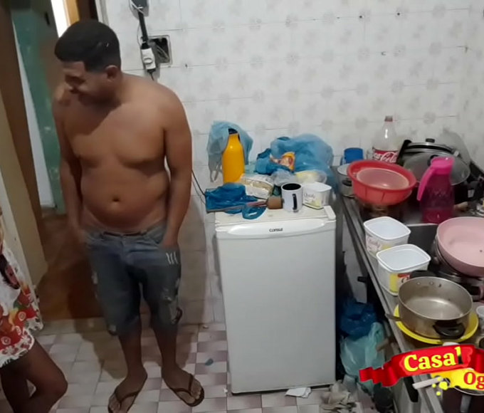 Caught in the Act ~ JAV Stepdaughter Gets Fucked by Her Stepfather in the Kitchen