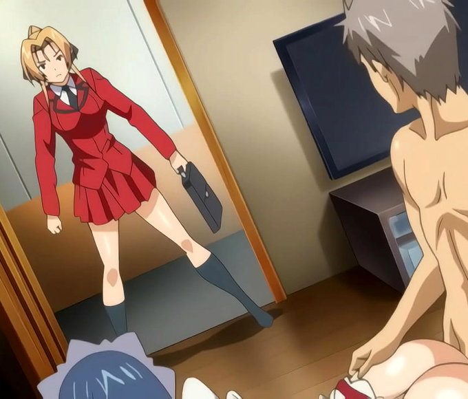 Forbidden Desires Unleashed ~ 18-Year-Old StepSister and StepBrother Caught Fucking in Hentai [Subtitled]