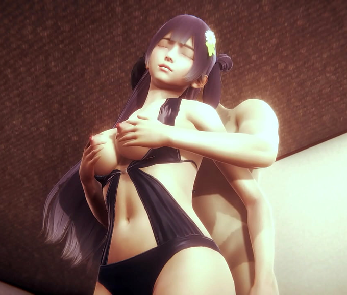 Japanese Beauty With Massive Boobs Pleasures Herself With Toy!