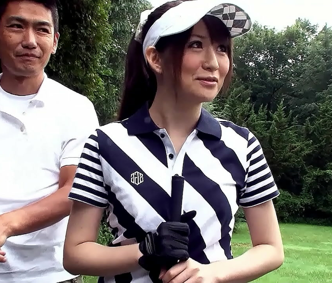 Japanese Teen's Blowbang Adventure: Golf Lessons With A Twist