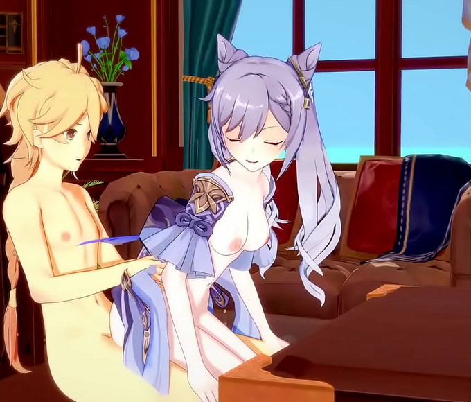 Experience The Luscious Genshin Impact Hentai - Aether X Ganyu Blowjob And Fucked Scene!